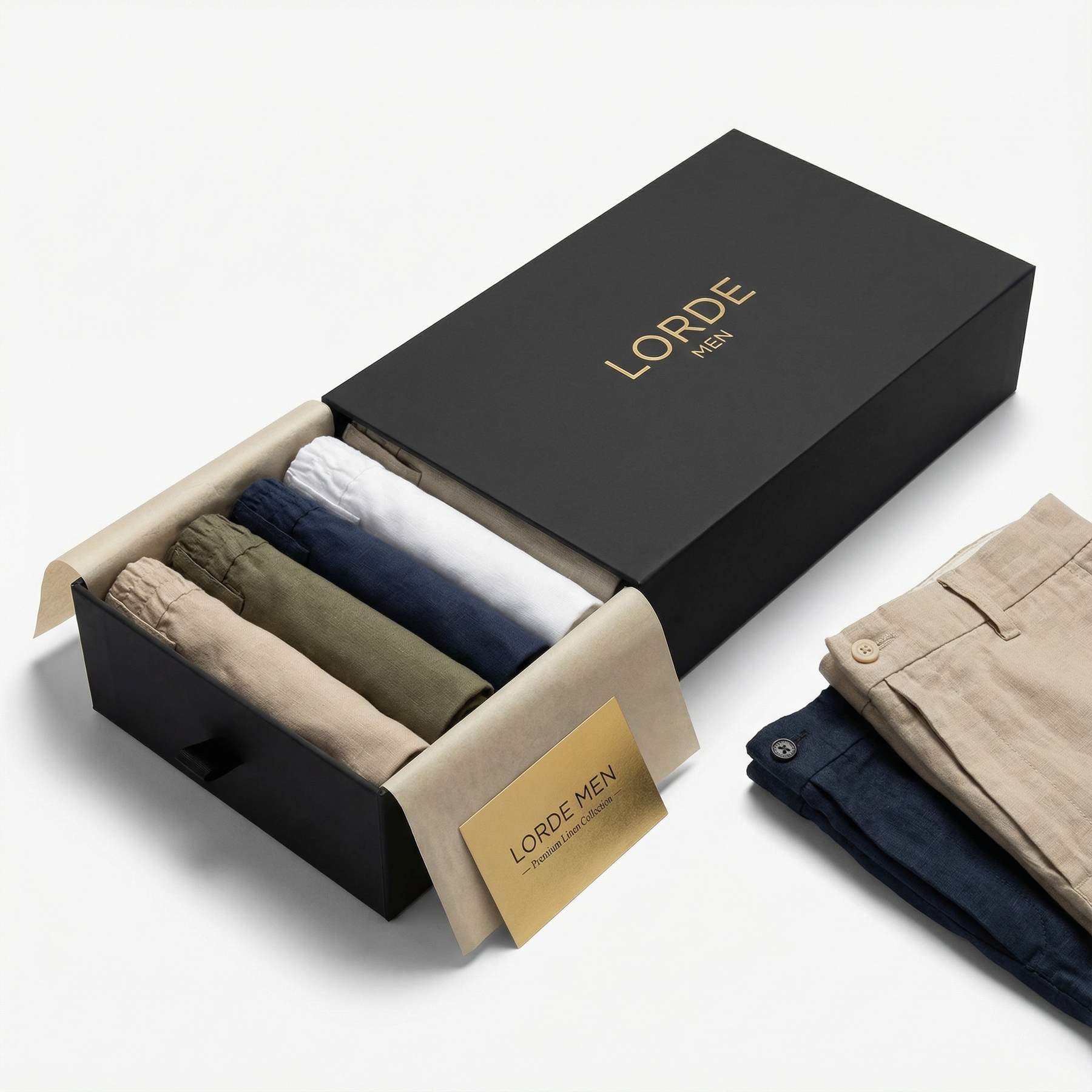 Kit de 6 Shorts Masculino de Linho Premium- Últimas unidades